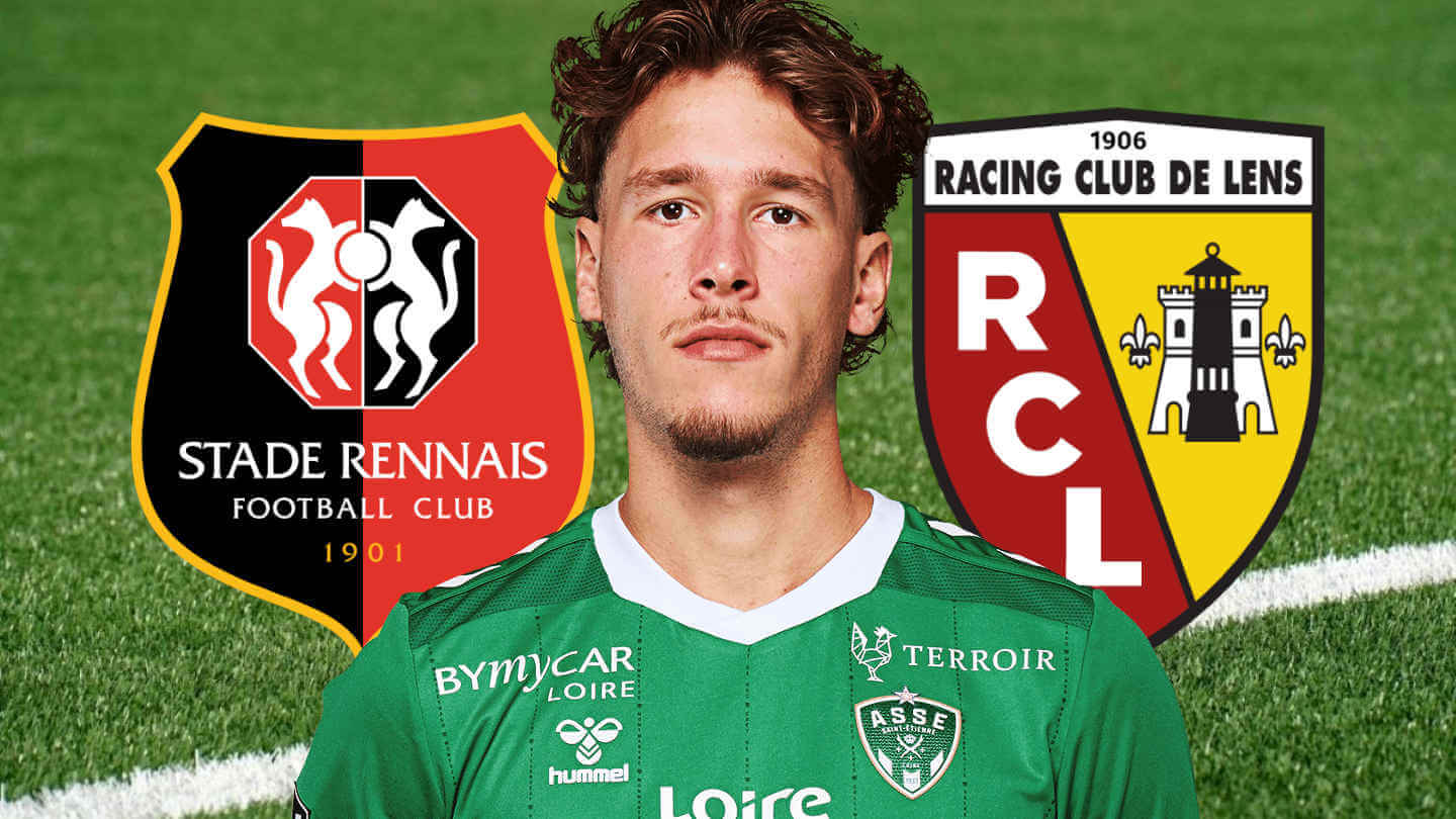 Belle offre du Stade Rennais pour Lucas Stassin (ASSE), ciblé par le RC Lens !